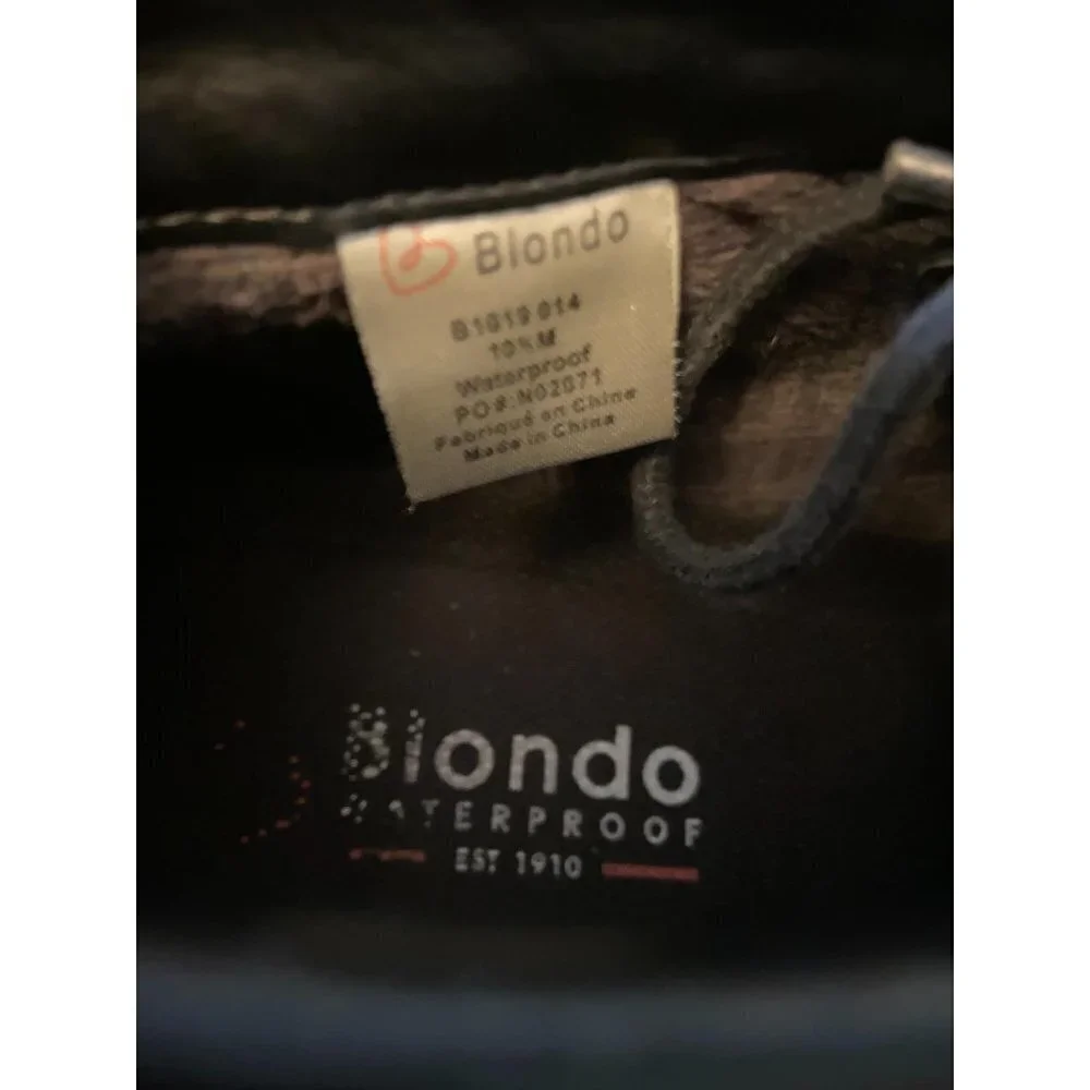 Blondo | Gary Waterproof Black‎ Leather Chukka Boot